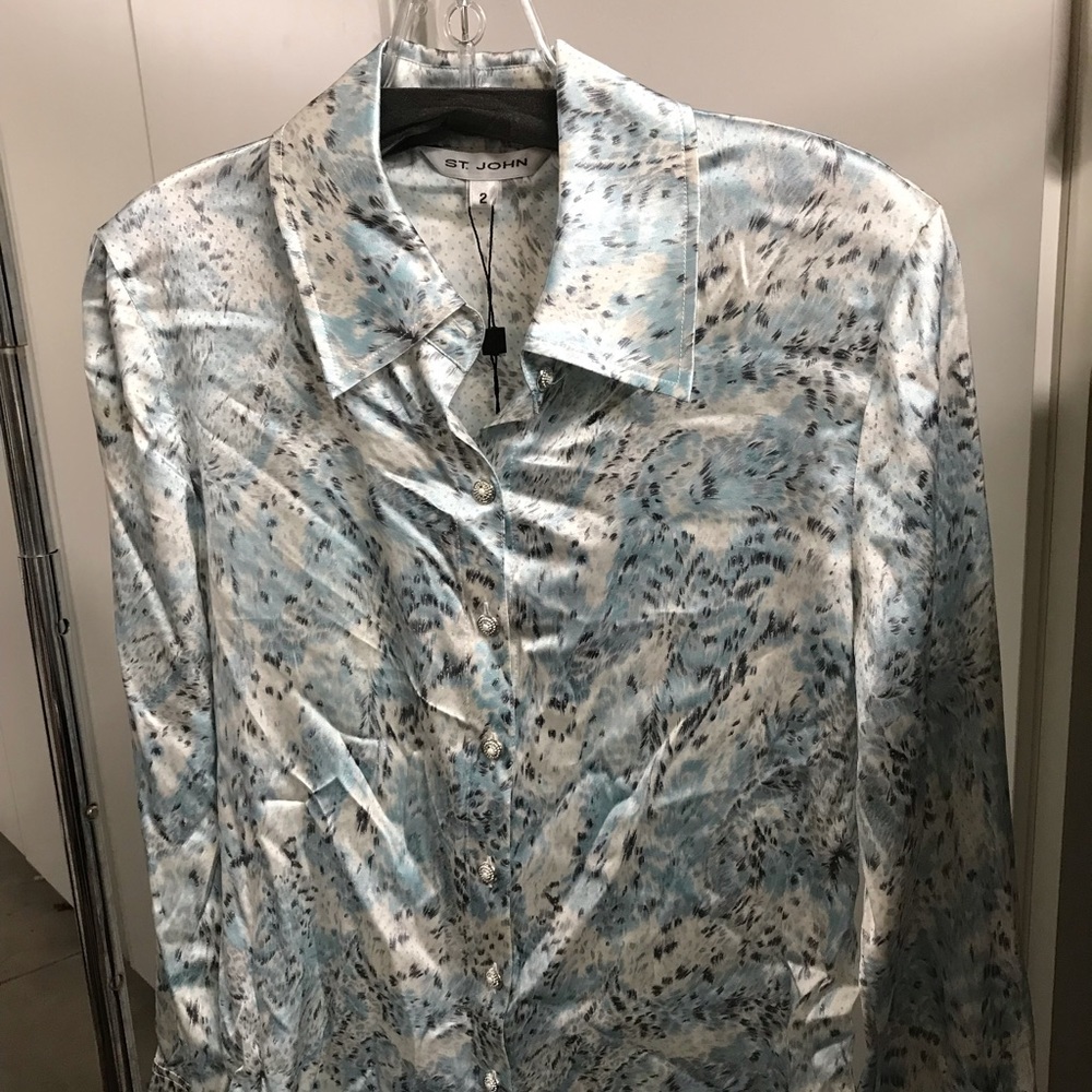 St. John Silk Blouse